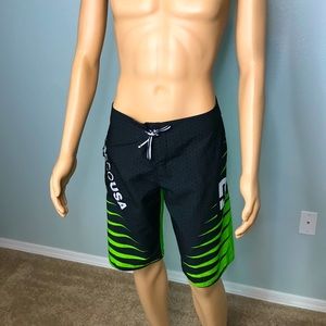 Men’s DC Stripes & Honey Comb Board Shorts